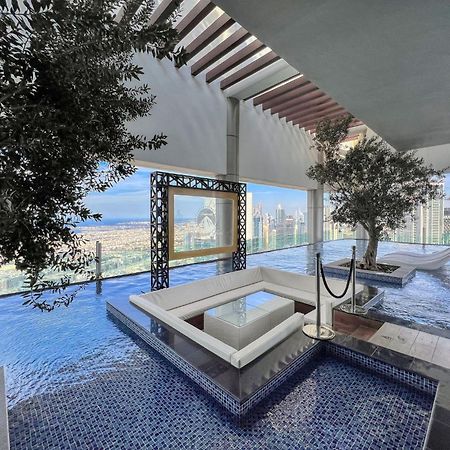 Infinity Pool & Burj Khalifa View L Luxe Paramount Dubaj Exteriér fotografie